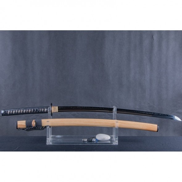 Bamboo Saya Katana (Handforge Clay Tempered)
