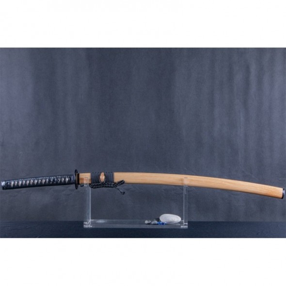 Bamboo Saya Katana (Handforge Clay Tempered)
