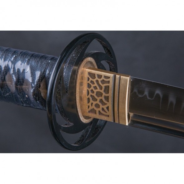 Bamboo Saya Katana (Handforge Clay Tempered)