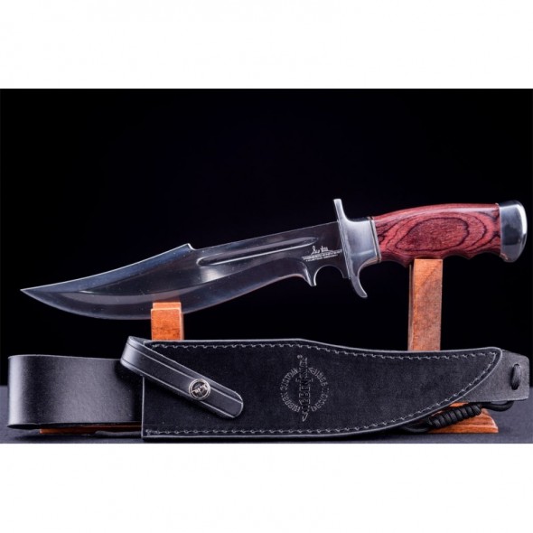 Gil Hibben Legionnaire Bowie Knife II With Leather Belt Sheath