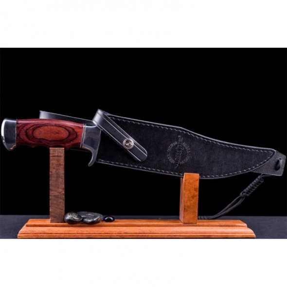 Gil Hibben Legionnaire Bowie Knife II With Leather Belt Sheath