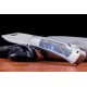 Kissing Crane Genuine Abalone Stainless Steel Mini Pocket Knife