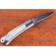 Kissing Crane Genuine Pearl And Stainless Pocket Knife