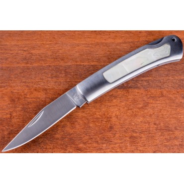 Kissing Crane Genuine Pearl And Stainless Pocket Knife