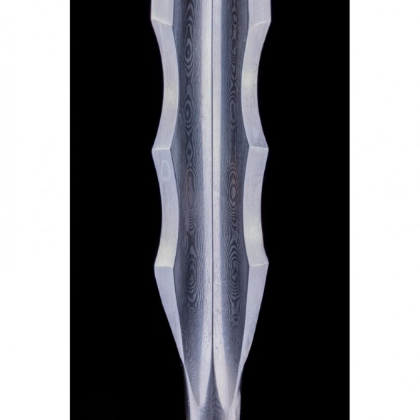 Hand Forged Damascus Folded Spear
