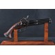 2 Barrel Flintlock Pistol, France 18th. C.