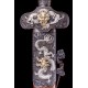 Dragon Jian Chinese Sword Hazuya Polish Blade Damascus Folded