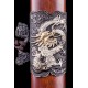 Dragon Jian Chinese Sword Hazuya Polish Blade Damascus Folded