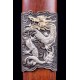 Dragon Jian Chinese Sword Hazuya Polish Blade Damascus Folded