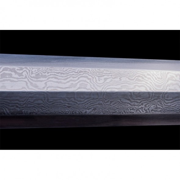 Dragon Jian Chinese Sword Hazuya Polish Blade Damascus Folded