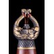 Chinese Sword Leaping The Dragon Gate 4-Sided Damascus Folded