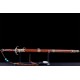 Chinese Sword Leaping The Dragon Gate 4-Sided Damascus Folded