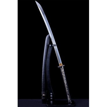 T10 Steel Oil Quenched Full Tang Blade Japanese Samurai Sword Naginata