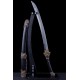 Chinese Qilin Kirin Qing Dao Sword Damascus Folded Steel Hand Polish Blade