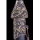Chinese Qilin Kirin Qing Dao Sword Damascus Folded Steel Hand Polish Blade