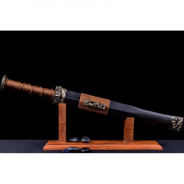 Red Cliff Jian Sword Folded Steel Blade Hand Sharpened