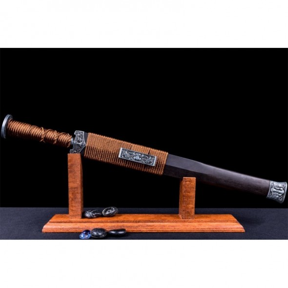 Chinese Zodiac Jian Sword Folded Steel Double Hi Blade