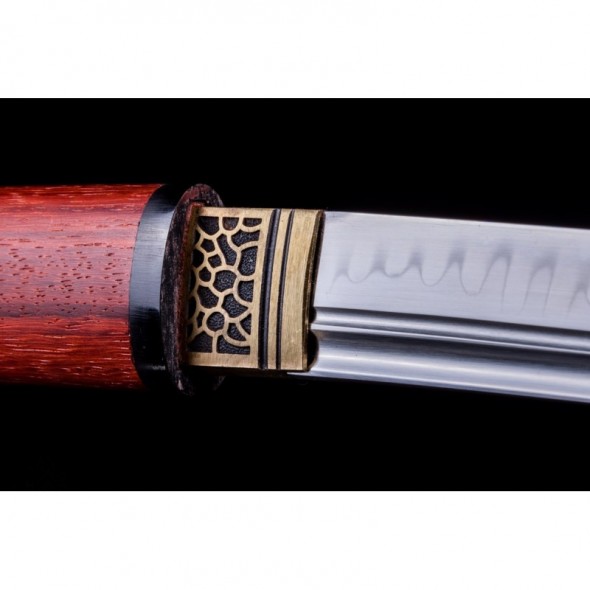 Shirasaya Waki Unokubi-Zukuri Full Tang Clay Tempered