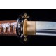 Wakizashi Unokubi-Zukuri Full Tang Clay Tempered