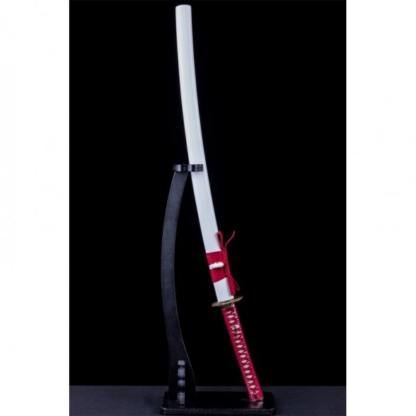 Japanese Samurai Sword Katana Unokubi-Zukuri Full Tang Clay Tempered Blade