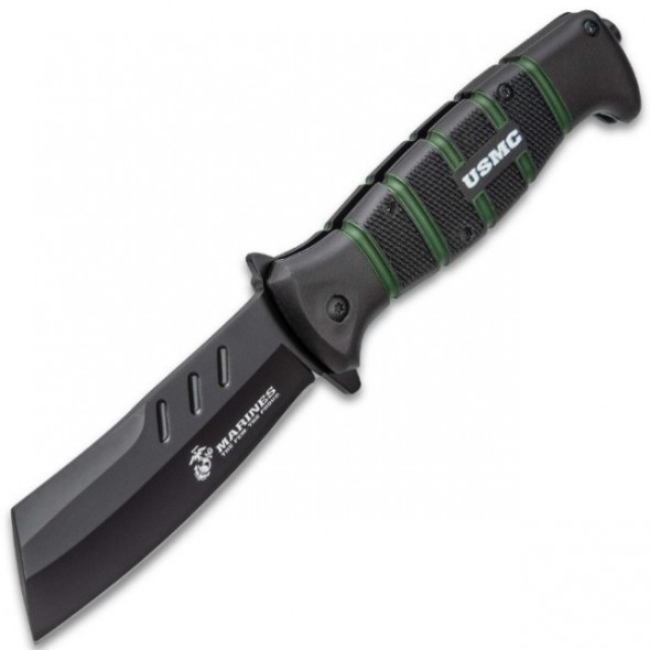 USMC Cleaver Assisted Opening Pocket Knife