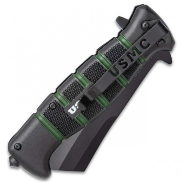 USMC Cleaver Assisted Opening Pocket Knife
