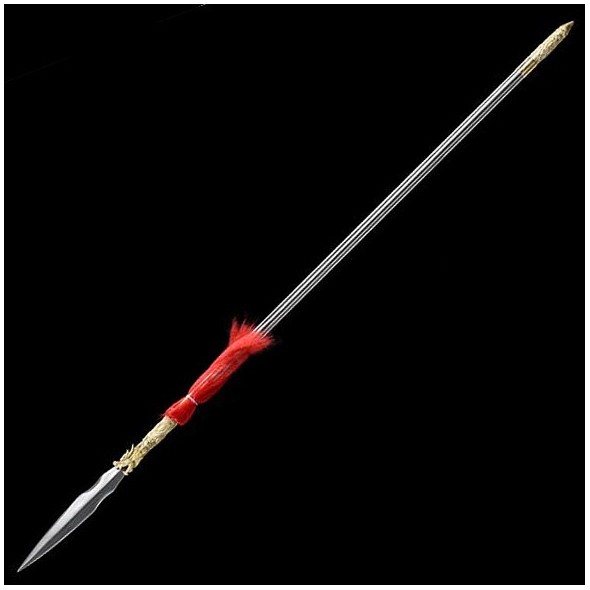 Chinese Spear Dragon Folded Steel