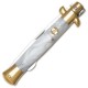 Kissing Crane Mother Of Pearl Stiletto Pocket Knife