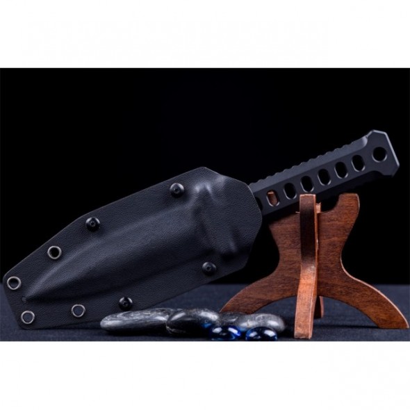 M48 Black Combat Dagger With Sheath D2 steel