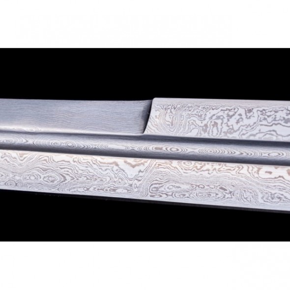 Honshu Boshin Damascus Double Edge Sword