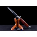 Kriegar German Peach Wood Stiletto Knife