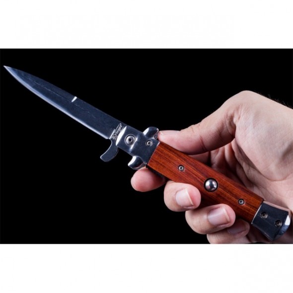 Kriegar German Peach Wood Stiletto Knife