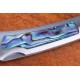 Kissing Crane Genuine Abalone And Stainless Pocket Knife
