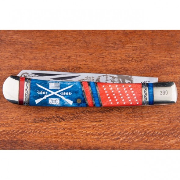 Kissing Crane Ulysses S Grant Trapper Pocket Knife