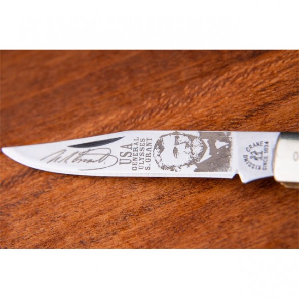 Kissing Crane Ulysses S Grant Trapper Pocket Knife