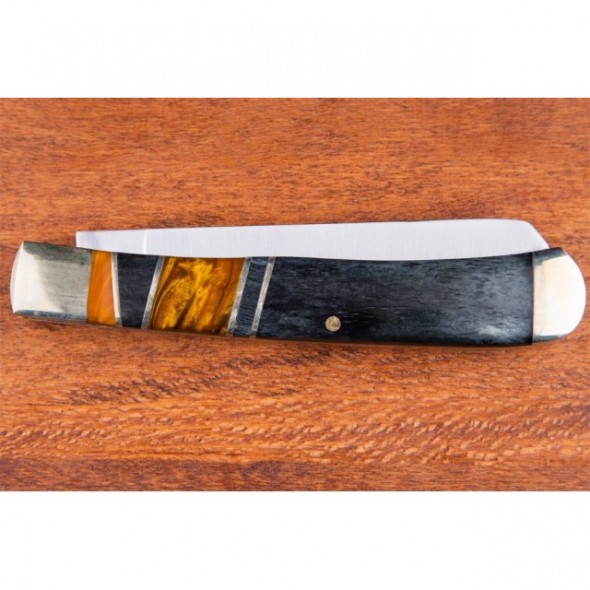 Kissing Crane Limited Edition Leopard Trapper Pocket Knife