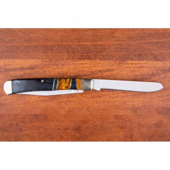 Kissing Crane Limited Edition Leopard Trapper Pocket Knife