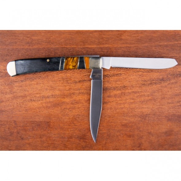 Kissing Crane Limited Edition Leopard Trapper Pocket Knife