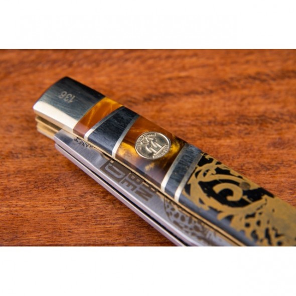 Kissing Crane Limited Edition Leopard Trapper Pocket Knife