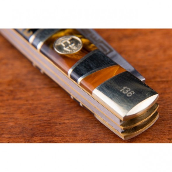 Kissing Crane Limited Edition Leopard Trapper Pocket Knife
