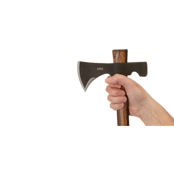 CRKT Black Wood Chogan T-Hawk with Sheath