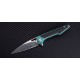Artisan Archaeo Framelock Green Damascus