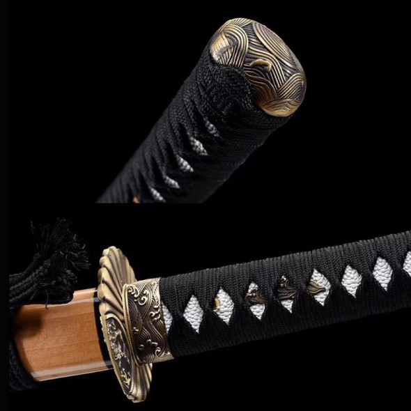 Handmade Katana 1060 with Special Hamon