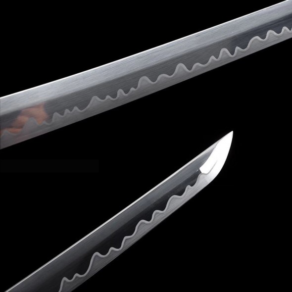 Handmade Katana 1060 with Special Hamon