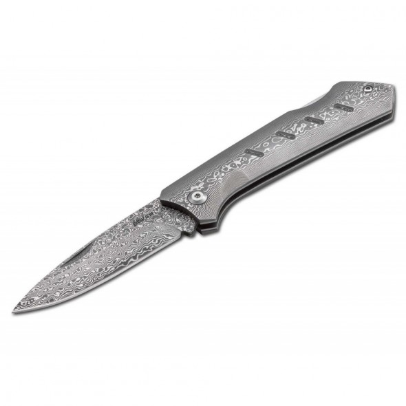 Boker Damascus Dominator Lockback