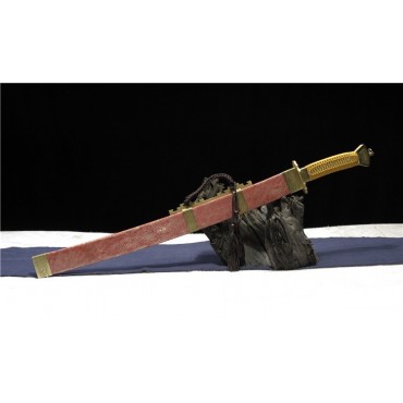 Fang Zheng Pearl Fish Skin Qing Saber 方正红鱼皮清腰刀