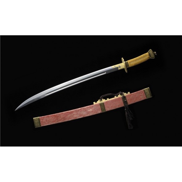 Fang Zheng Pearl Fish Skin Qing Saber 方正红鱼皮清腰刀