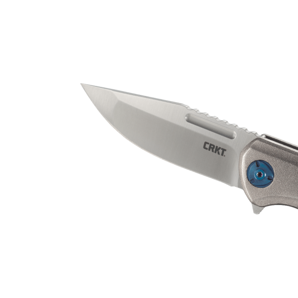 CRKT Lanny Linerlock Silver A/O