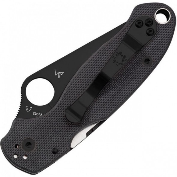 Spyderco Para 3 Plain Black Blade
