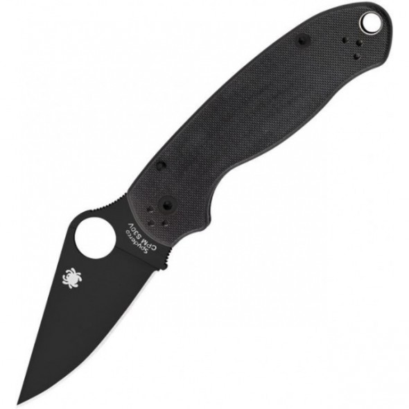 Spyderco Para 3 Plain Black Blade